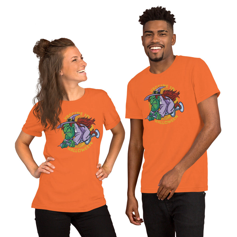 Vaccine in Halloween T-Shirt - Funny Foundry