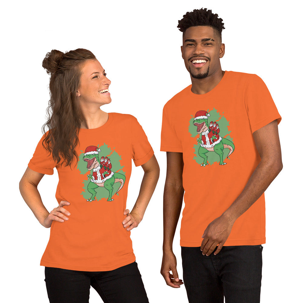 Christmas GNOM Sand Trex T-Shirt - Funny Foundry