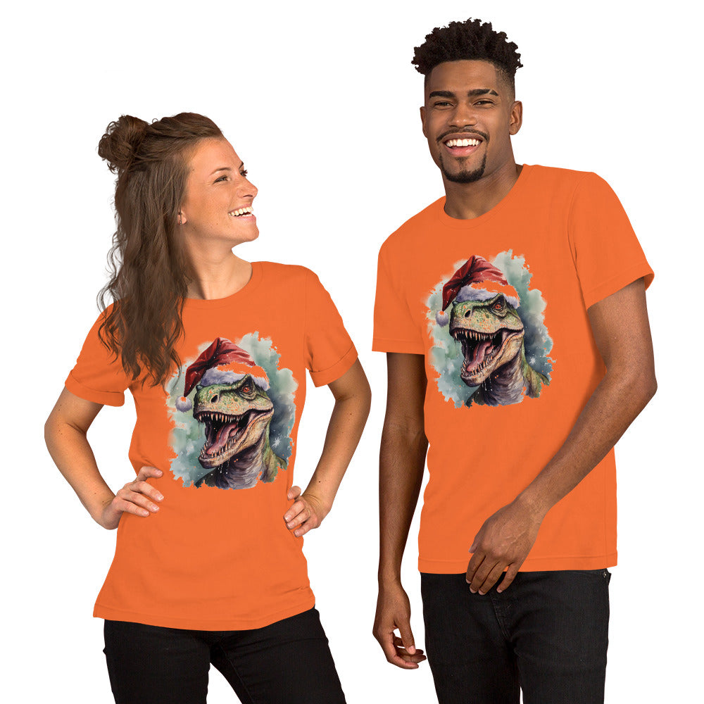 Dinosaur Xmas T-Shirt - Funny Foundry