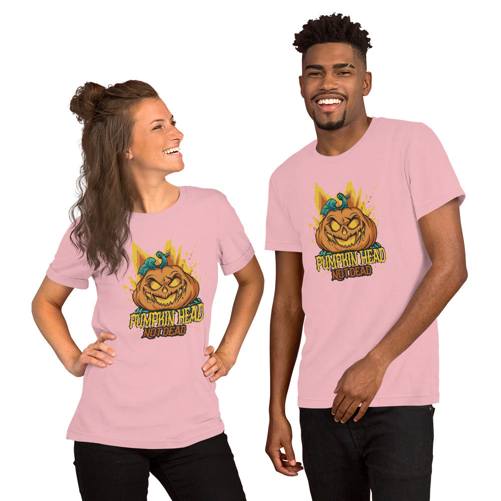 Halloween Pumpkin Head T-Shirt - Funny Foundry