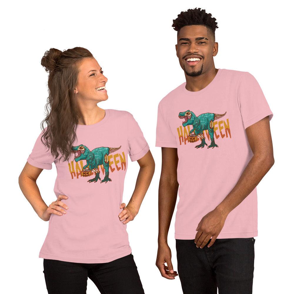 Zombie Halloween TRex T-Shirt - Funny Foundry