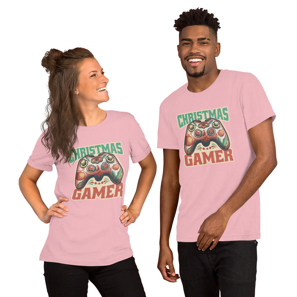 Joystick Christmas T-Shirt - Funny Foundry