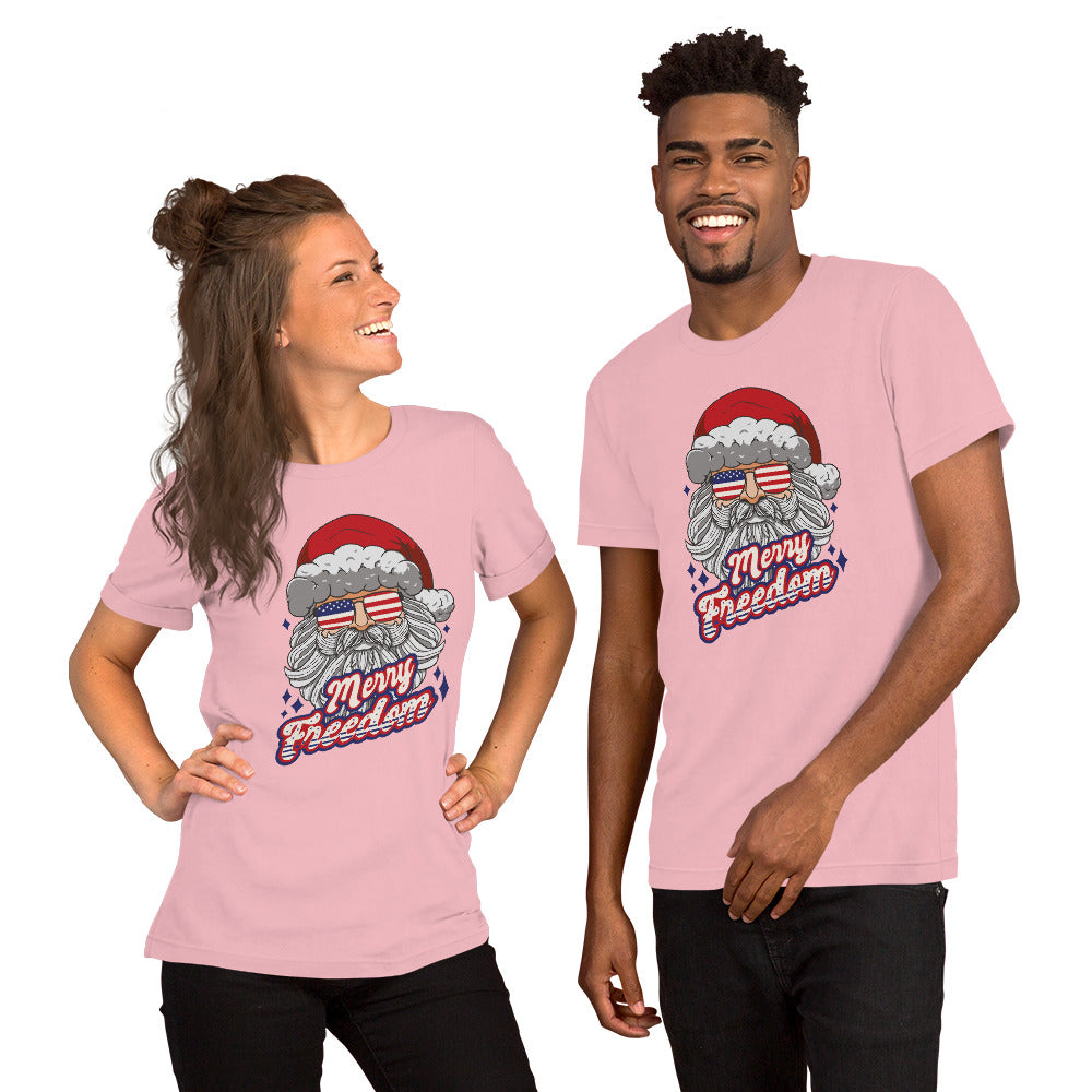 Santa Freedom T-Shirt - Funny Foundry