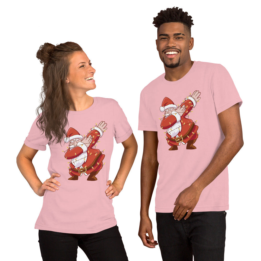 Santa Light T-Shirt - Funny Foundry