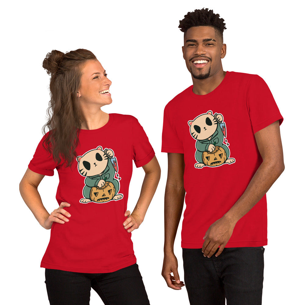 Halloween Lucky Cat T-Shirt - Funny Foundry