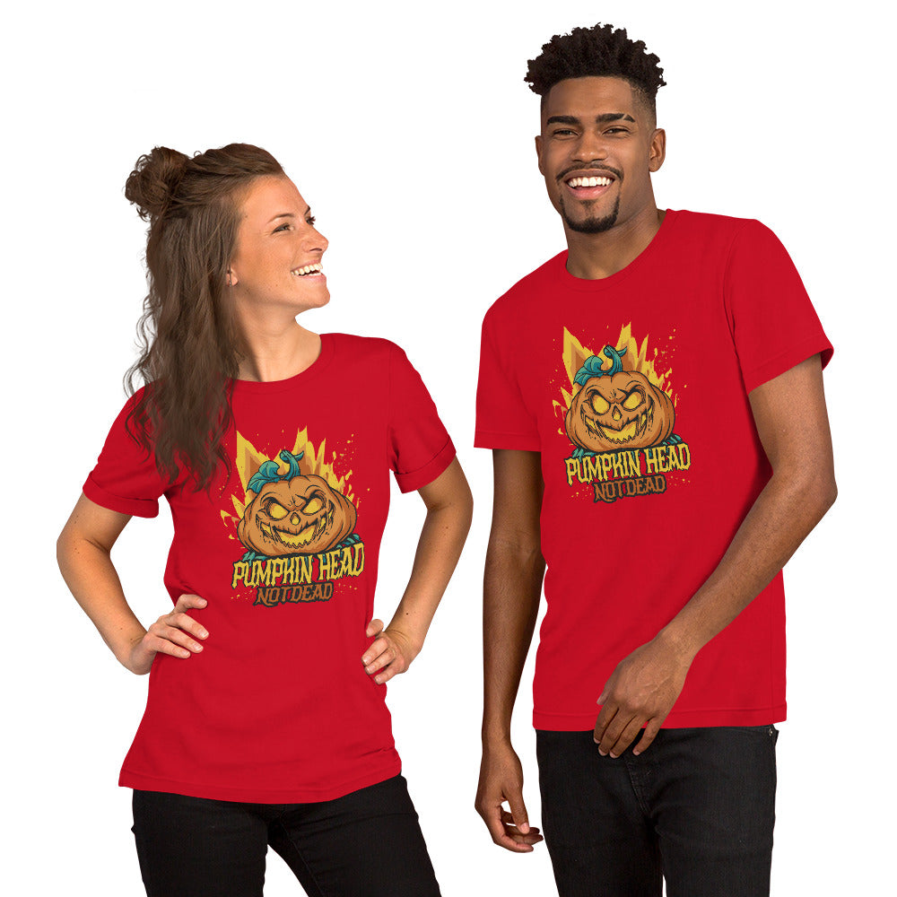 Halloween Pumpkin Head T-Shirt - Funny Foundry