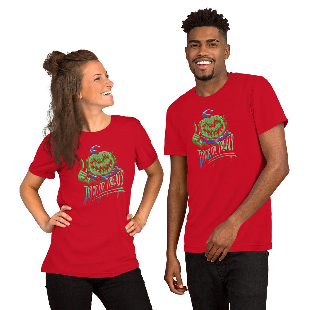 Halloween Pumpkin Trick T-Shirt - Funny Foundry