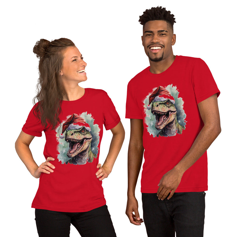 Dinosaur Xmas T-Shirt - Funny Foundry