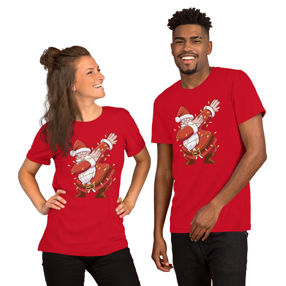 Santa Light T-Shirt - Funny Foundry