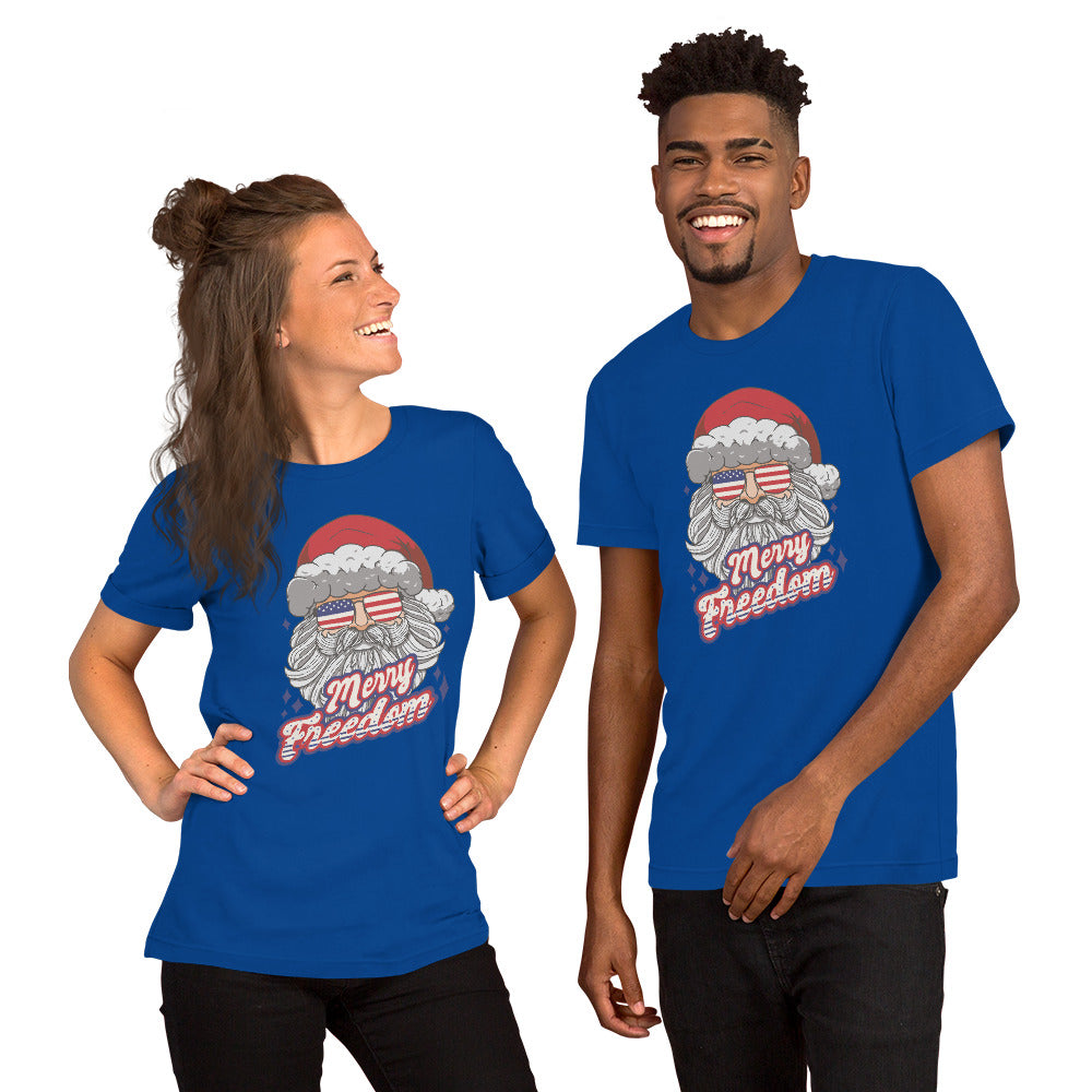 Santa Freedom T-Shirt - Funny Foundry