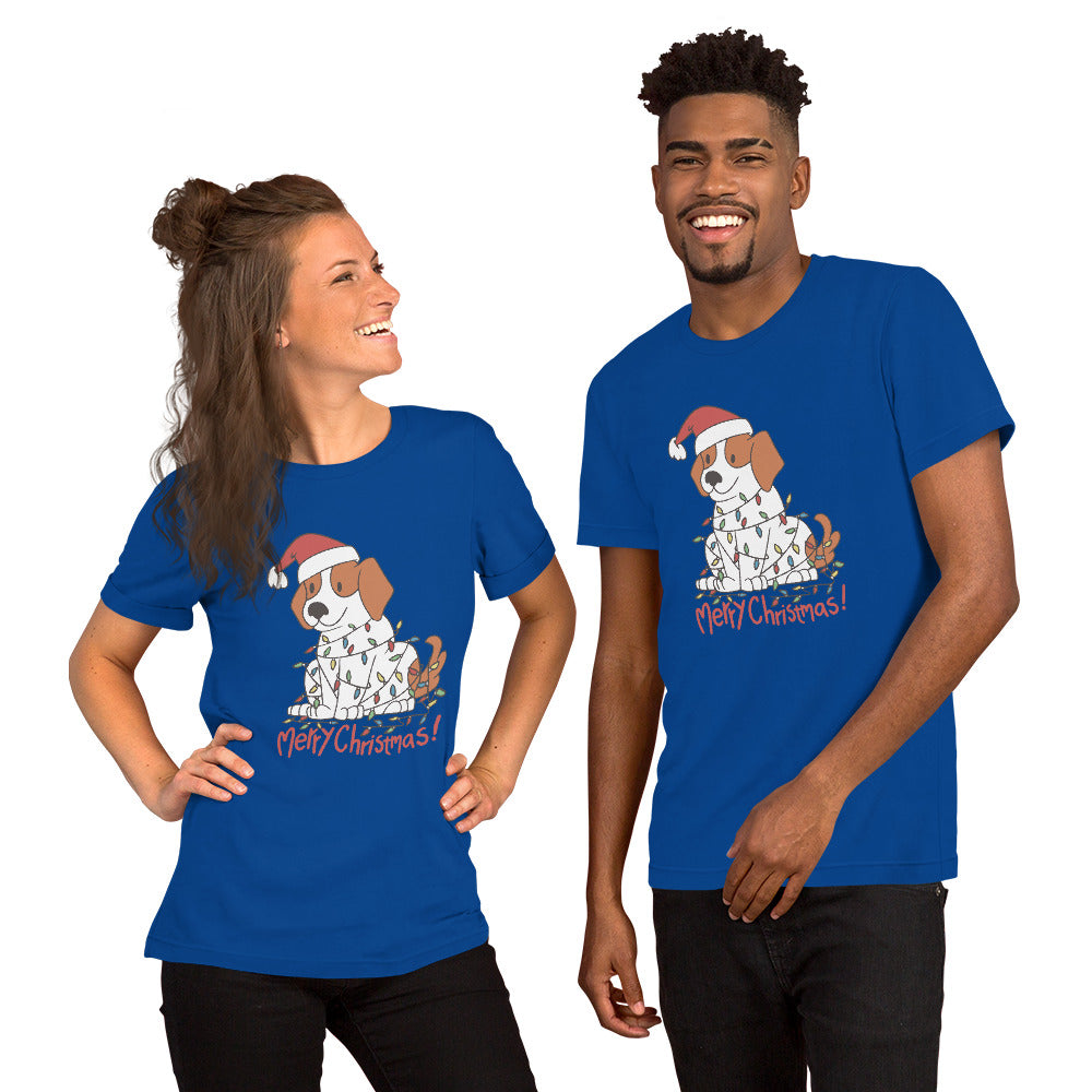 Beagle Merry Christmas T-Shirt - Funny Foundry