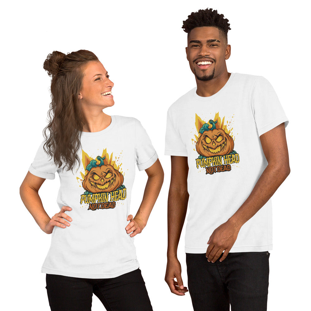 Halloween Pumpkin Head T-Shirt - Funny Foundry