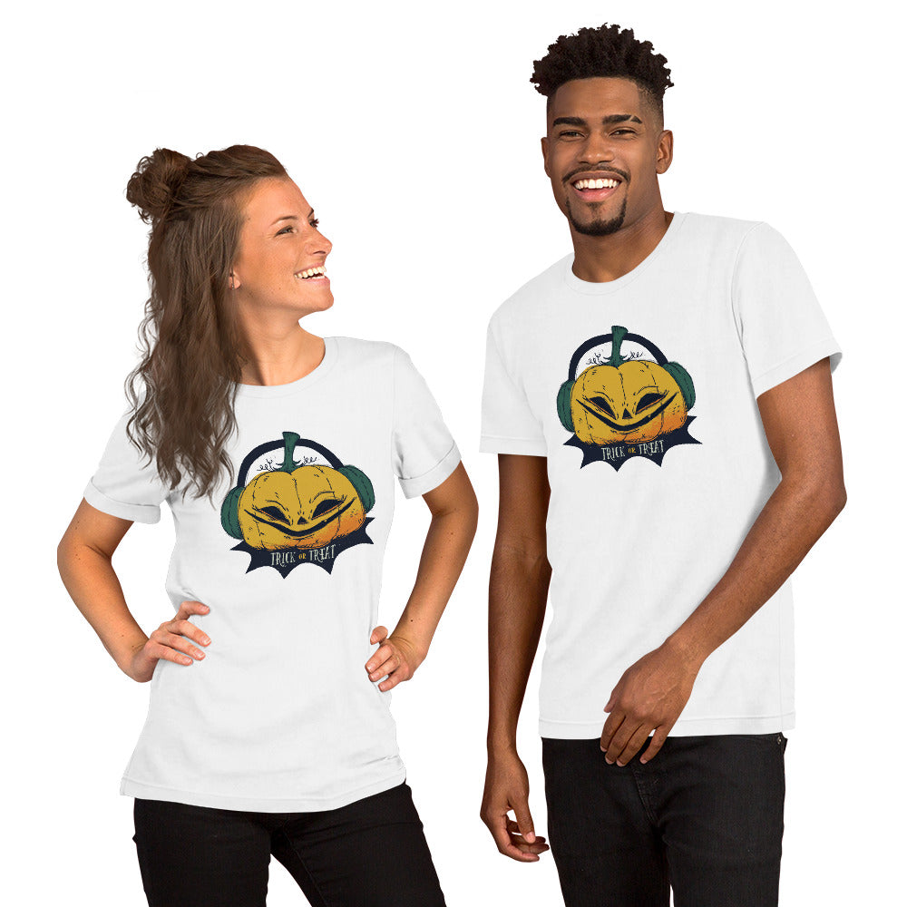 Trick or Treat Pumpkin T-Shirt - Funny Foundry