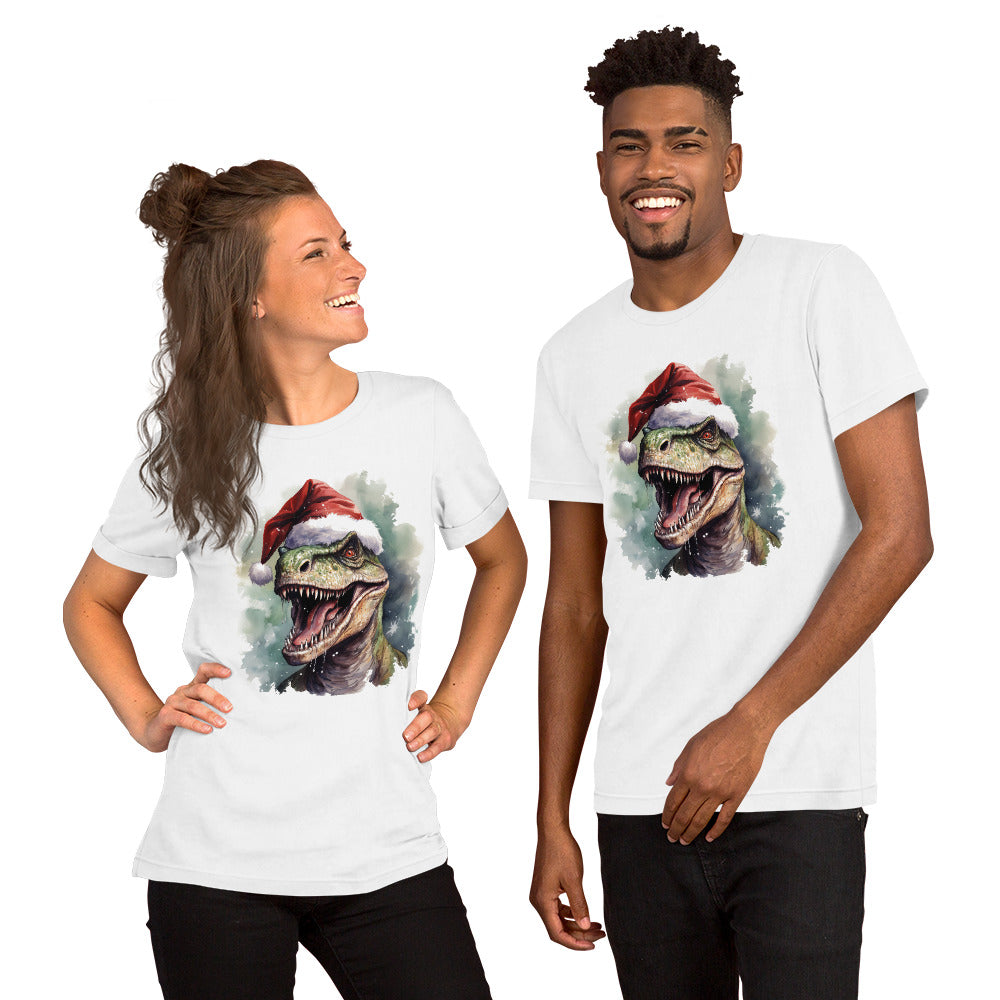 Dinosaur Xmas T-Shirt - Funny Foundry