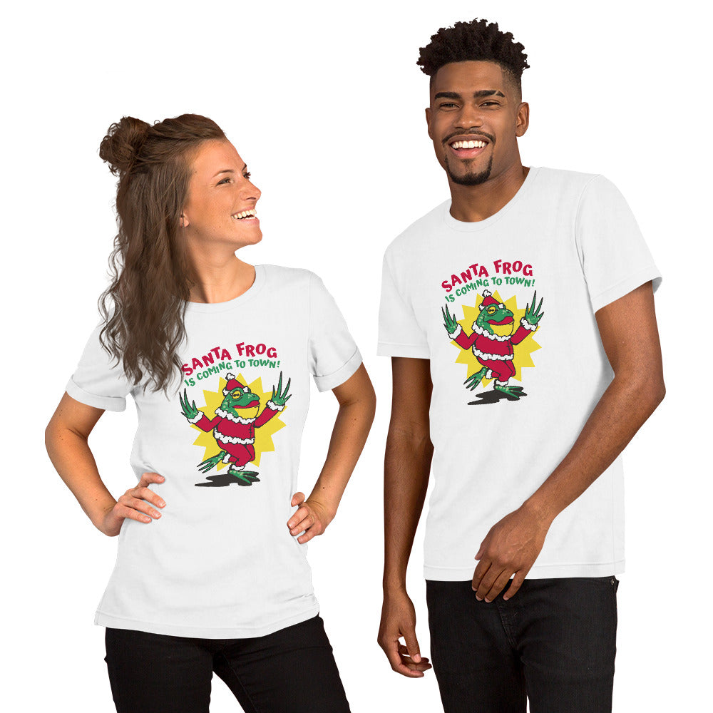 Santa Frog T-Shirt - Funny Foundry