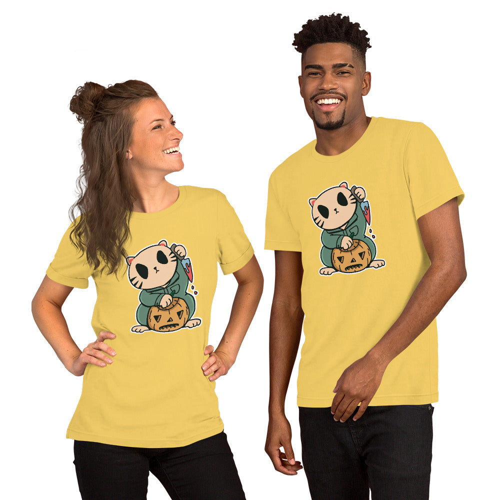 Halloween Lucky Cat T-Shirt - Funny Foundry