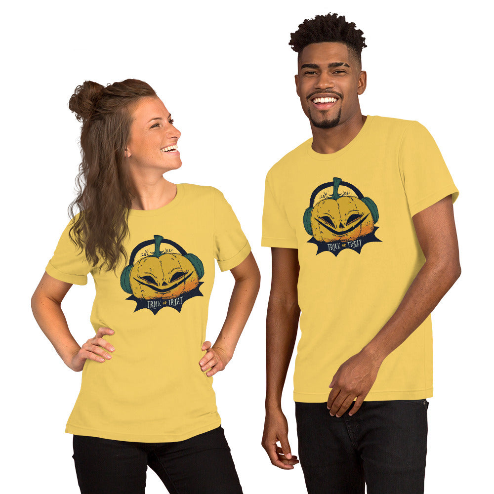 Trick or Treat Pumpkin T-Shirt - Funny Foundry