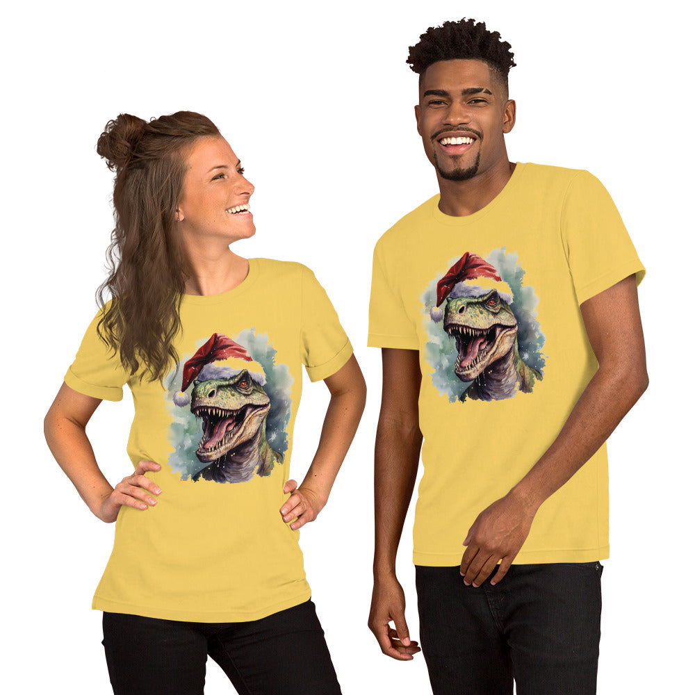 Dinosaur Xmas T-Shirt - Funny Foundry