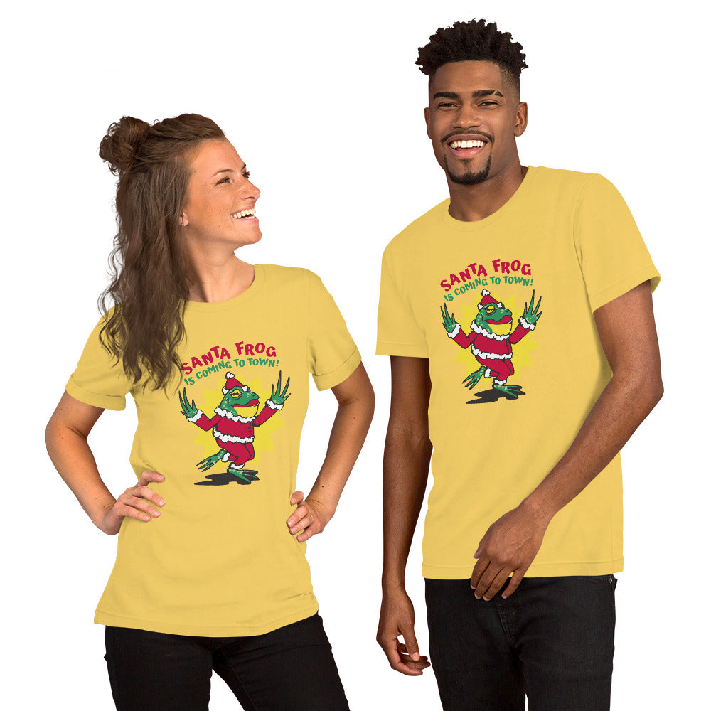 Santa Frog T-Shirt - Funny Foundry