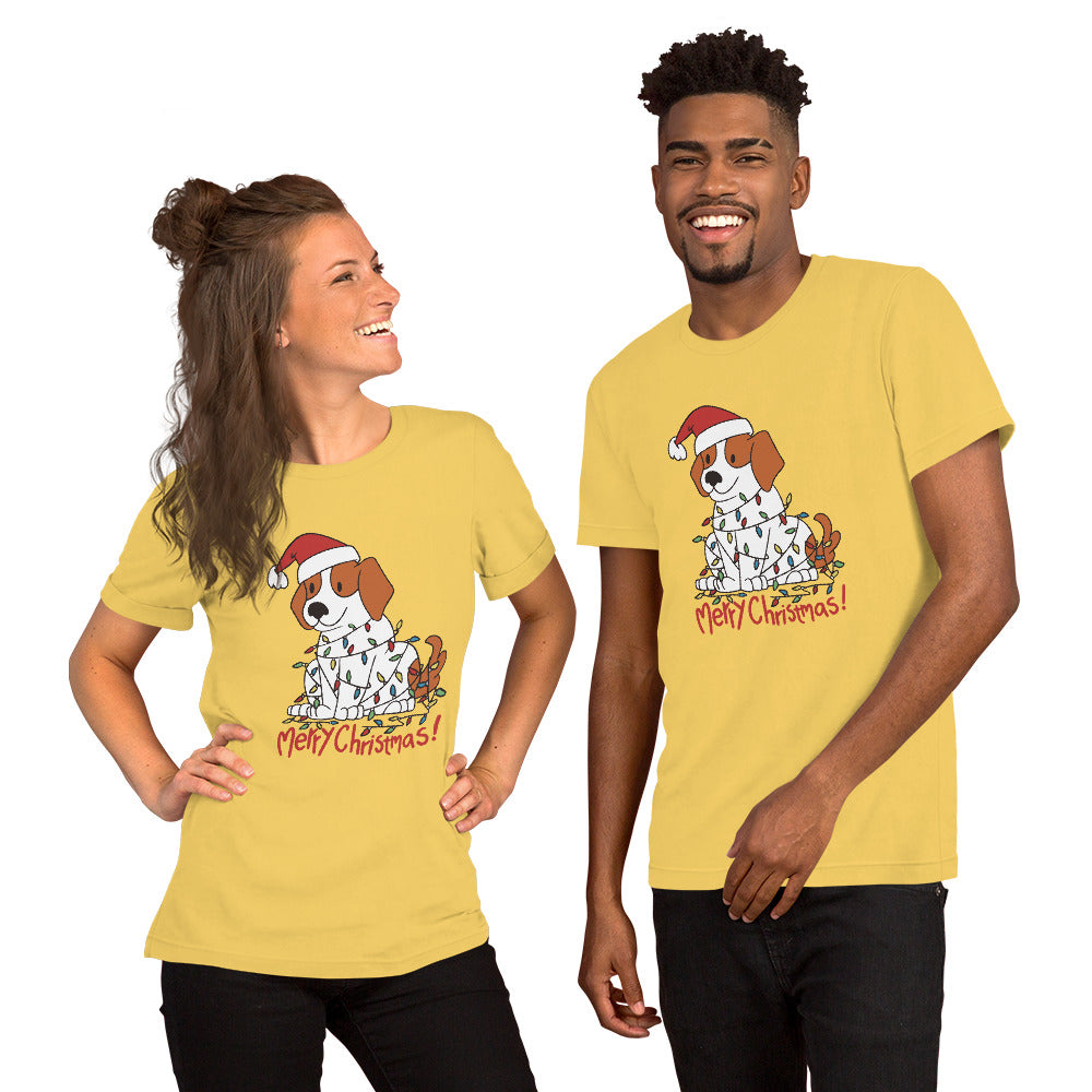 Beagle Merry Christmas T-Shirt - Funny Foundry